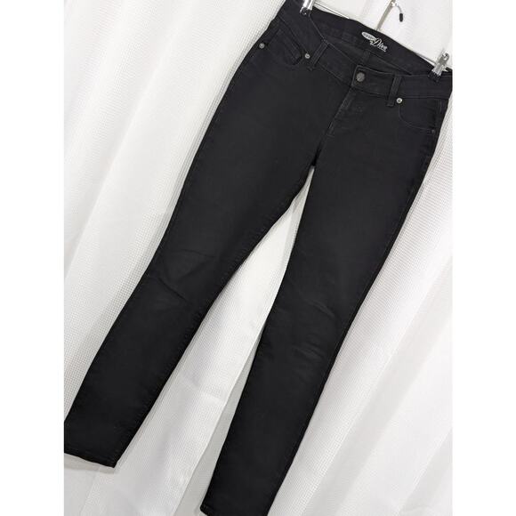OLD NAVY! BLACK STRETCH "DIVA" LUXE SKINNY JEANS, PANTS, SLACKS! SHARP! SZ 2 - Picture 10 of 10